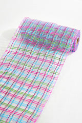 10" x 10 Yard Lavender/ Pink/Turquoise Deco Poly Mesh