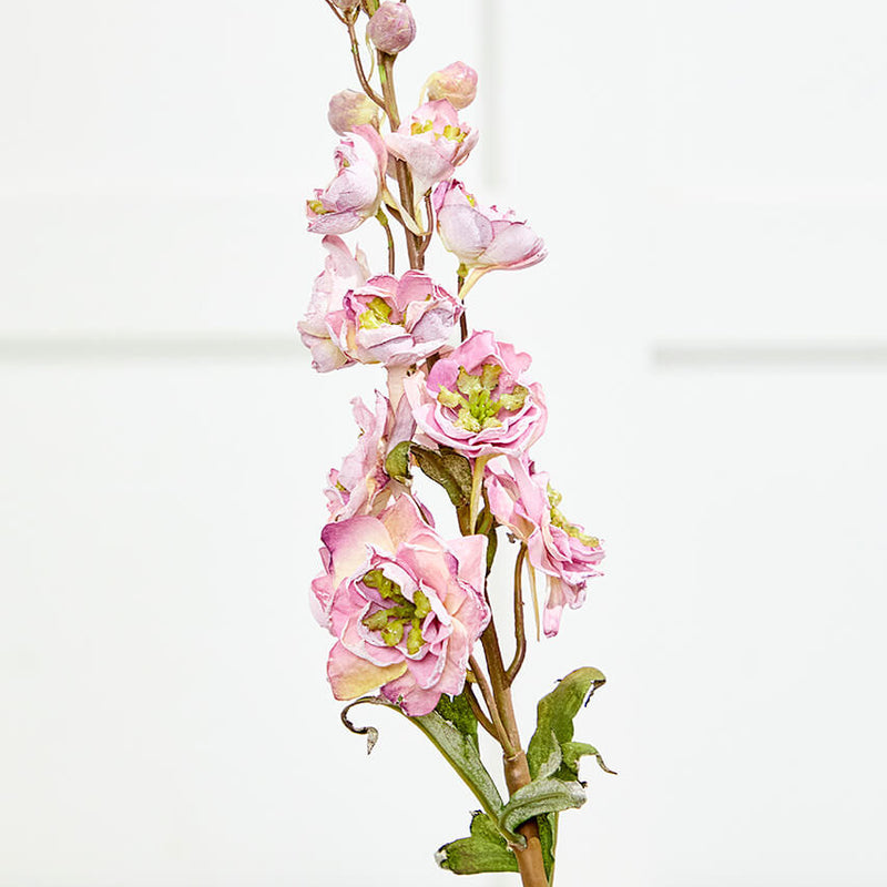 27" Dried Delphinium Stem – Elegant Blue Floral Accent