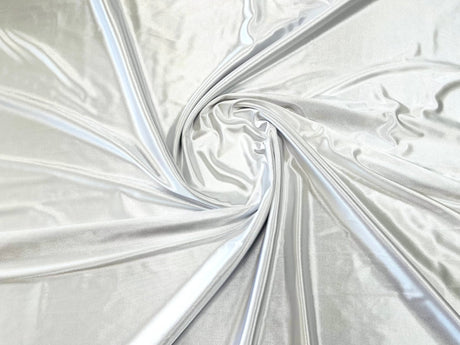Deluxe Heavy Shiny Polyester Spandex Fabric - 58" Width, Shiny Finish (1 Yard)