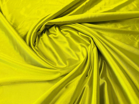 Deluxe Heavy Shiny Polyester Spandex Fabric - 58" Width, Shiny Finish (1 Yard)