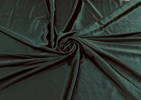 Deluxe Heavy Shiny Polyester Spandex Fabric - 58" Width, Shiny Finish (1 Yard)