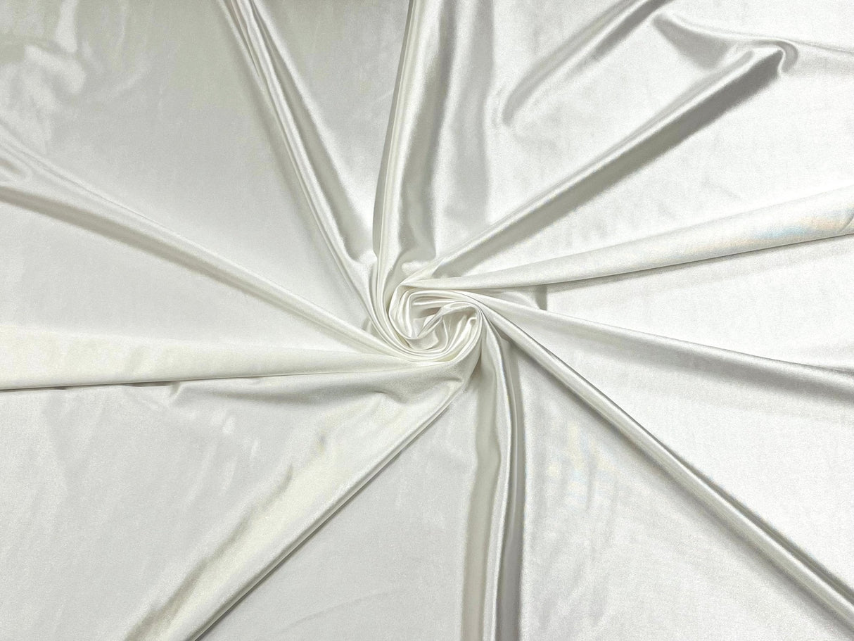 Deluxe Heavy Shiny Polyester Spandex Fabric - 58" Width, Shiny Finish (1 Yard)