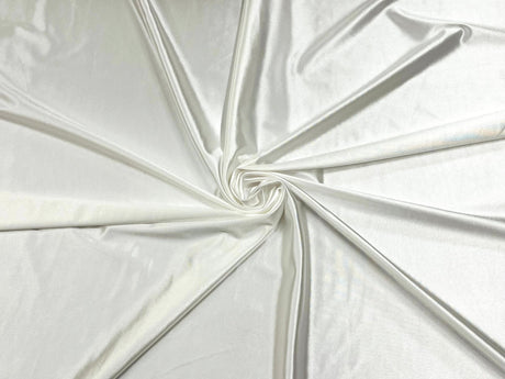 Deluxe Heavy Shiny Polyester Spandex Fabric - 58" Width, Shiny Finish (1 Yard)