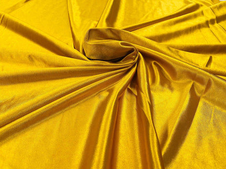 Deluxe Heavy Shiny Polyester Spandex Fabric - 58" Width, Shiny Finish (1 Yard)