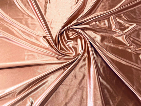 Deluxe Heavy Shiny Polyester Spandex Fabric - 58" Width, Shiny Finish (1 Yard)