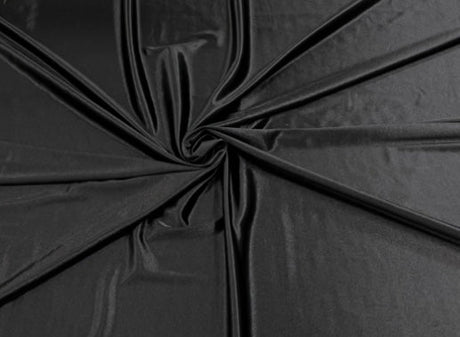 Deluxe Heavy Shiny Polyester Spandex Fabric - 58" Width, Shiny Finish (1 Yard)