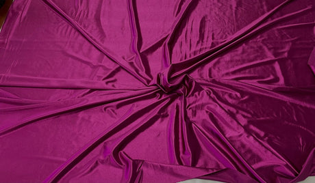 Deluxe Heavy Shiny Polyester Spandex Fabric - 58" Width, Shiny Finish (1 Yard)