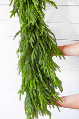 60" x 16" Real Touch Deluxe Norfolk Pine Garland