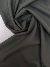 Green Polyester Viscose Crepe