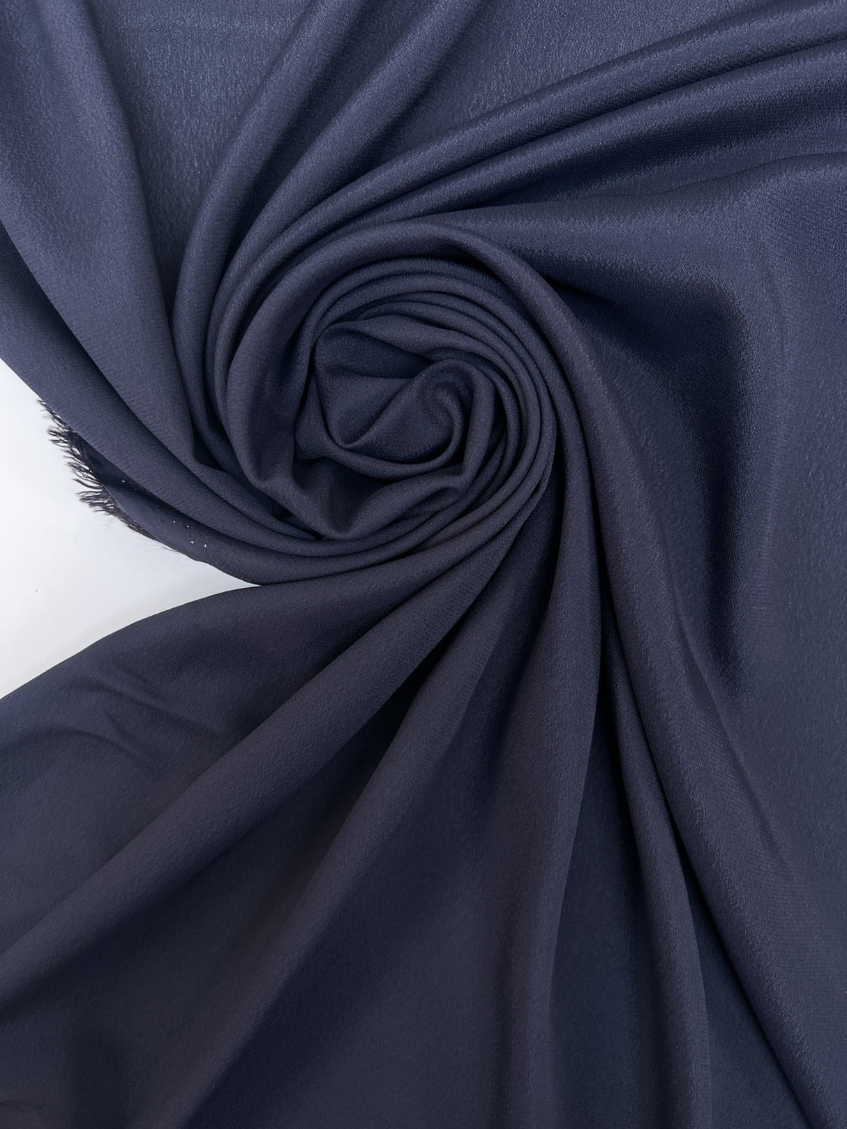 Viscose Elastane Crepe Blue