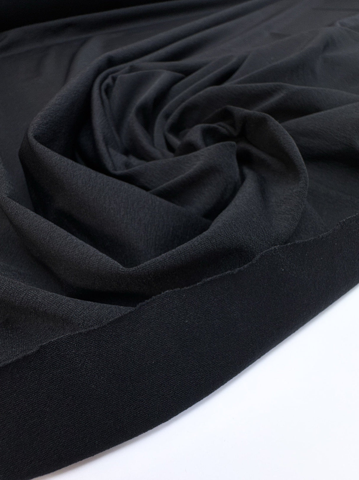 Black Polyamide Elastane Knitted Fabric