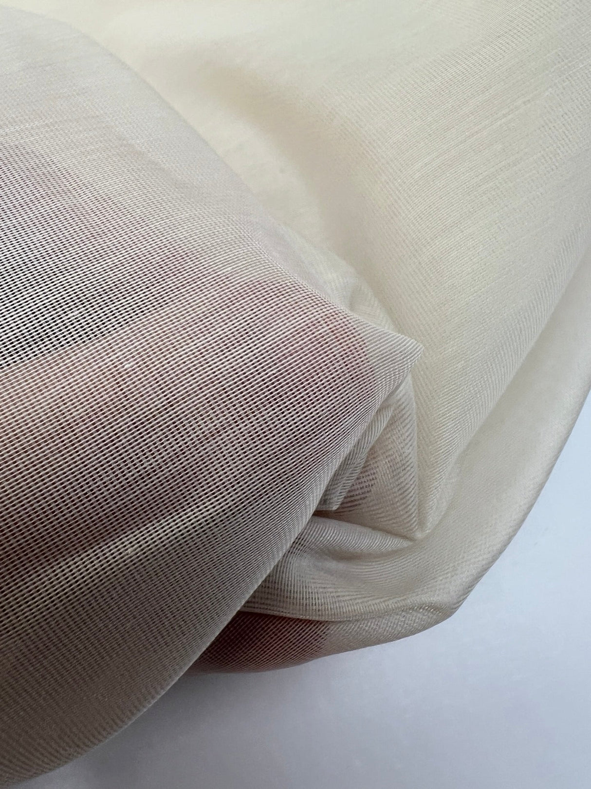 Cotton Plain Weave Melange Beige Fabric