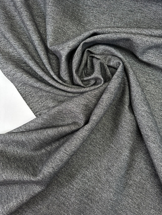 Cotton Polyester Lurex Knitted Silver
