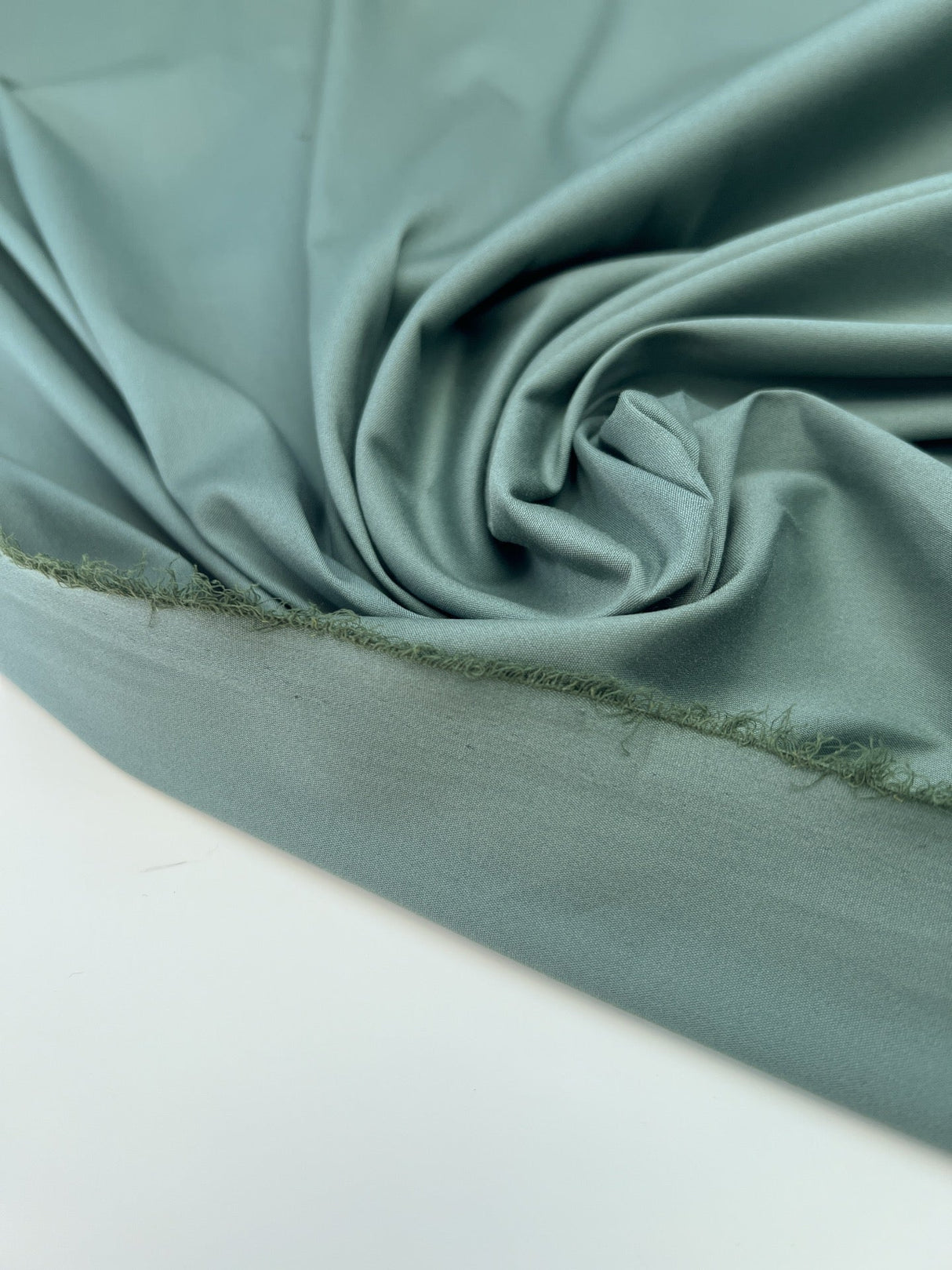 Cotton Poplin Stretch Green