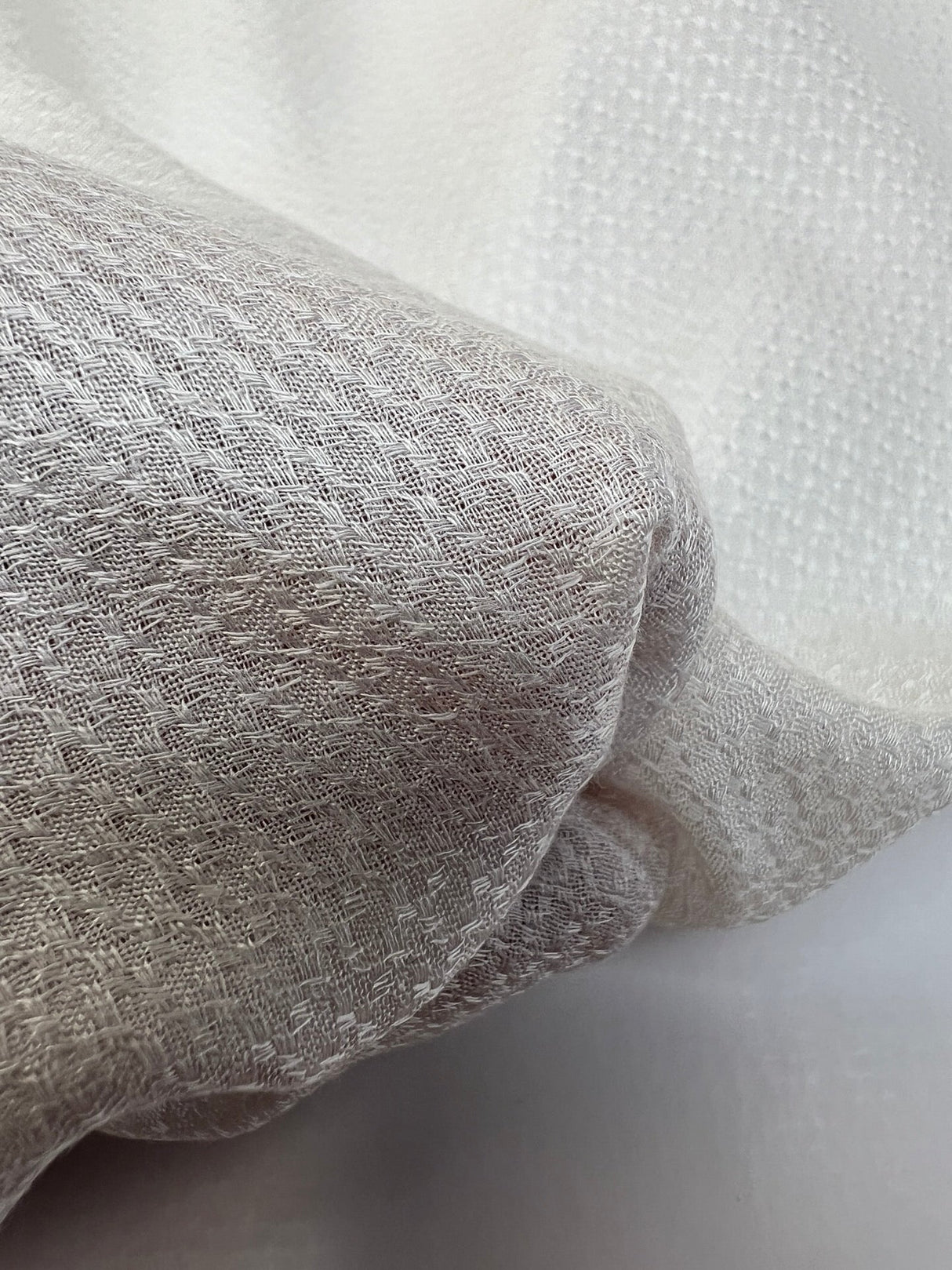 Viscose White Fabric