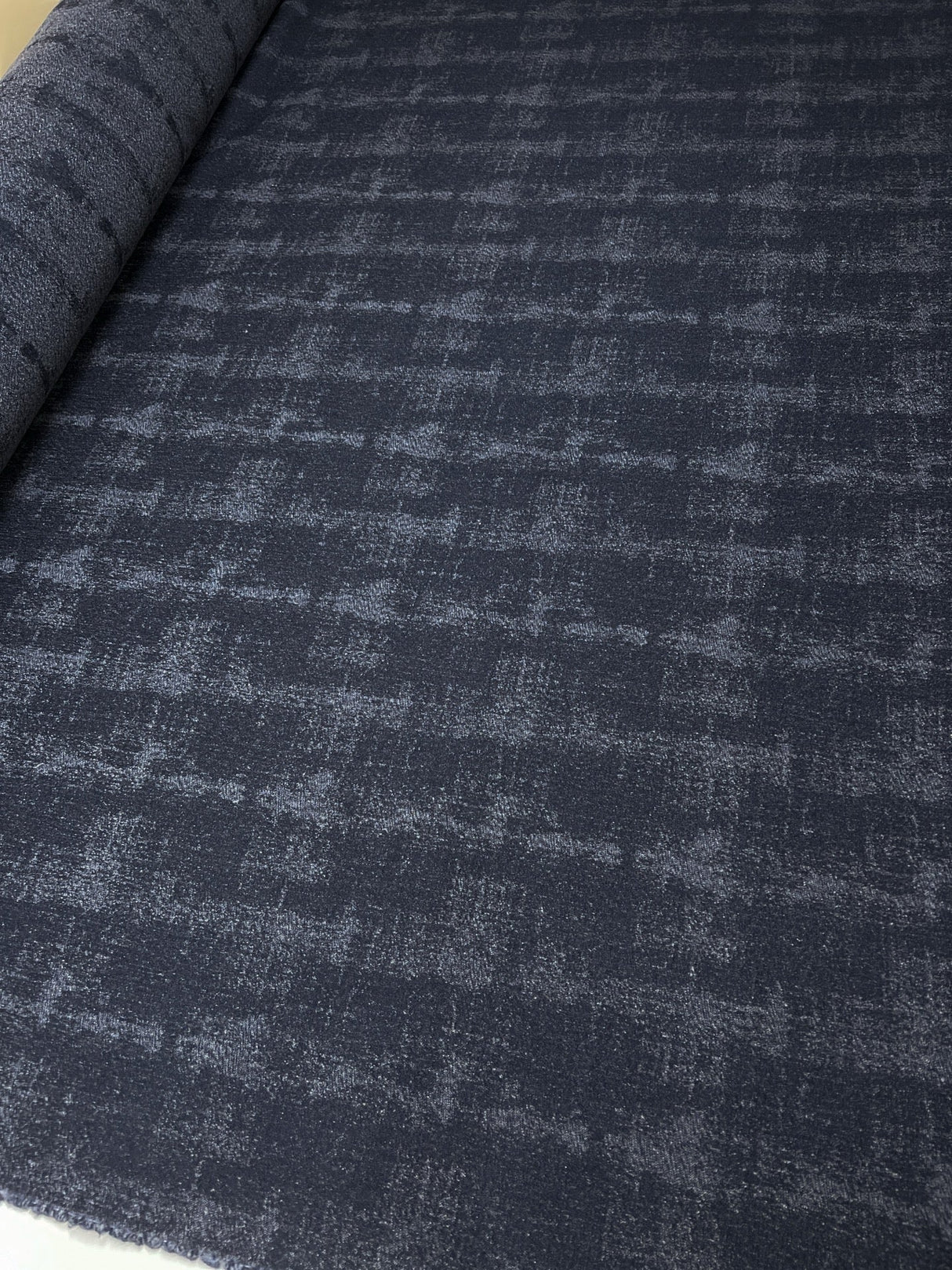 Virgin Wool Checked Coat Fabric