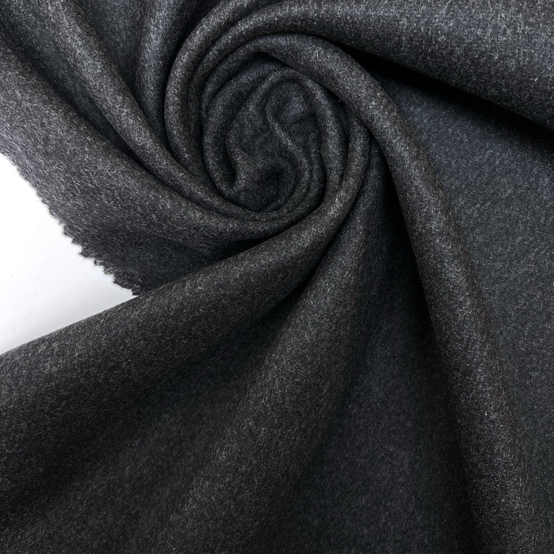 Wool Tweed Melange Gray