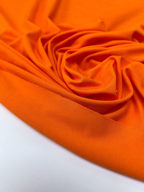 Orange Viscose Knit Fabric