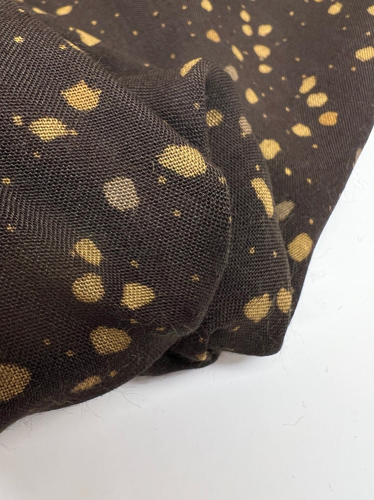 Acrylic Woven Printed Abstract Brown
