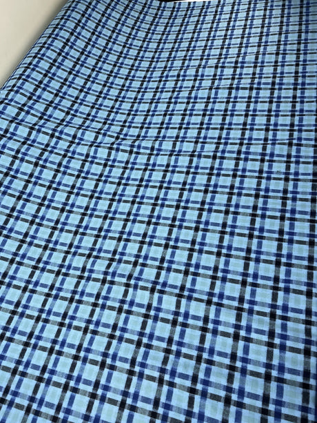 Cotton Flannel Striped Checked