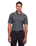 Men's CrownLux Performance Plaited Tipped Polo