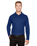 Men's Tall CrownLux Performance Plaited Long Sleeve Polo
