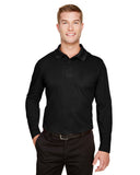 Men's Tall CrownLux Performance Plaited Long Sleeve Polo