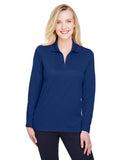 Women's CrownLux Performance Plaited Long Sleeve Polo