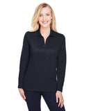 Women's CrownLux Performance Plaited Long Sleeve Polo