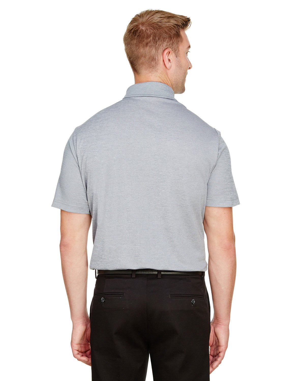 CrownLux Performance® Men's Address Melange Polo