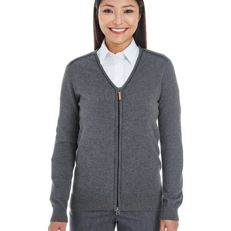 Ladies' Manchester Fully-Fashioned Full-Zip Cardigan Sweater