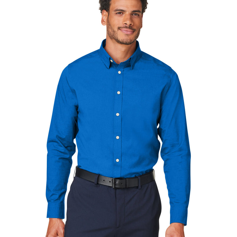 Men's CrownLux Performance Spencer Poplin Dress Shirt