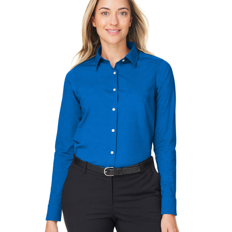 Women's CrownLux Performance Spencer Poplin Dress Shirt