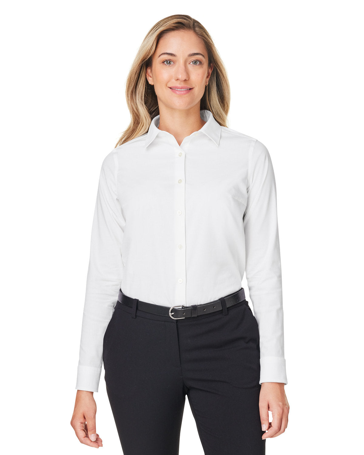 CrownLux Performance® Ladies' Spencer Poplin Shirt