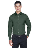 Men's Crown Collection® Solid Stretch Twill Woven Shirt
