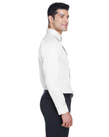 Men's Crown Collection® Tall Solid Stretch Twill Woven Shirt