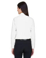 Ladies' Crown Collection® Solid Stretch Twill Woven Shirt