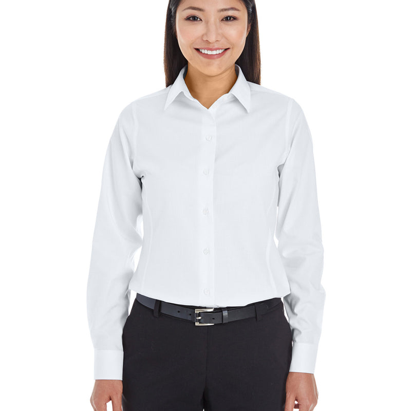 Ladies' Crown Collection® Royal Dobby Woven Shirt