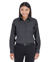 Ladies' Crown Collection® Royal Dobby Woven Shirt