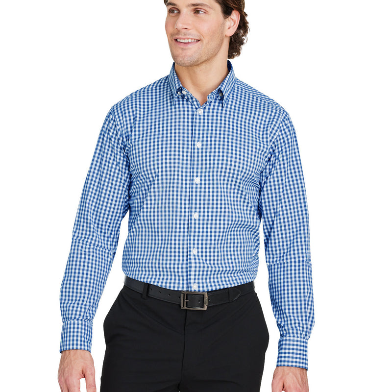 Men's CrownLux Performance Gingham Dress Shirt