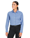 Women's CrownLux Performance Gingham Dress Shirt