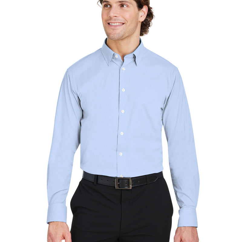 Men's CrownLux Performance Microstripe Dress Shirt