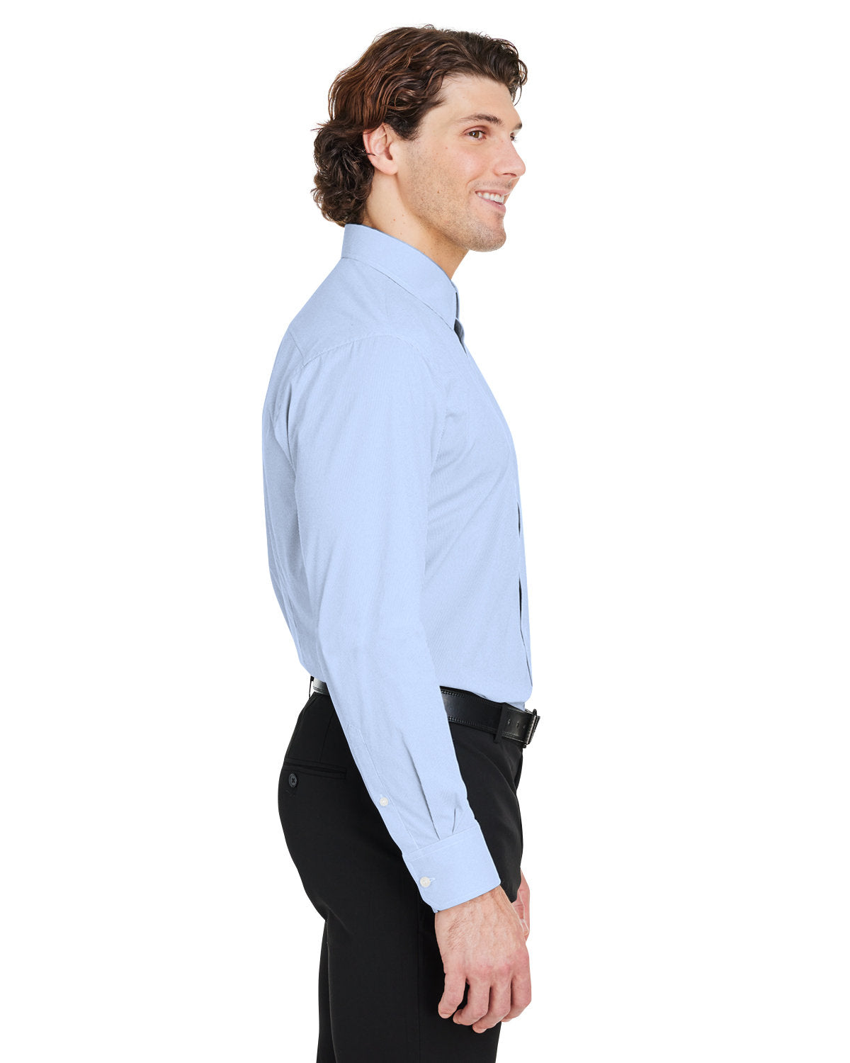 CrownLux Performance® Men's Microstripe Shirt