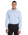 CrownLux Performance® Men's Micro Windowpane Woven Shirt