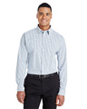 CrownLux Performance® Men's Micro Windowpane Woven Shirt