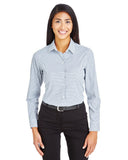 Women's CrownLux Performance Micro Windowpane Woven Dress Shirt