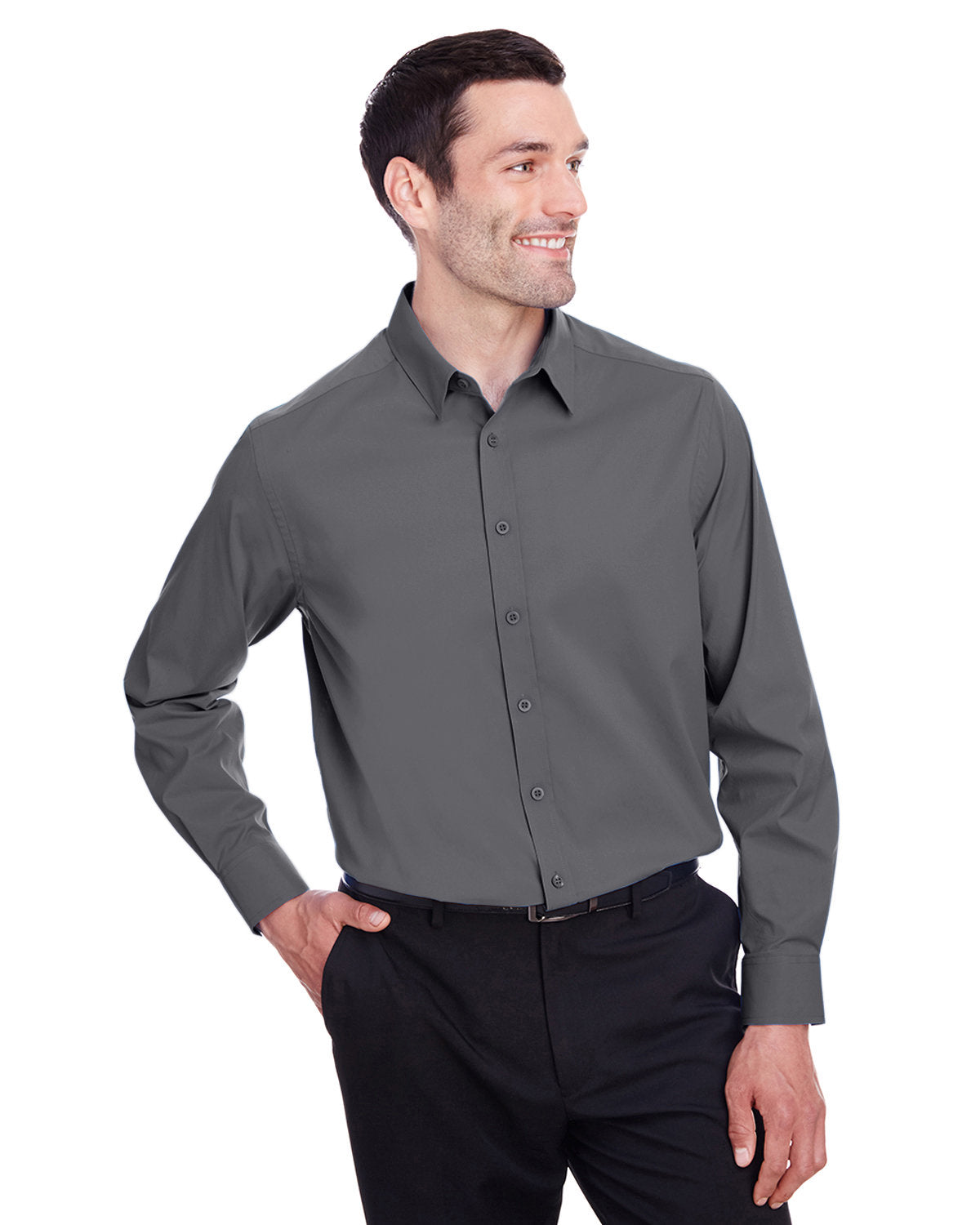 CrownLux Performance® Men's Stretch Woven Shirt