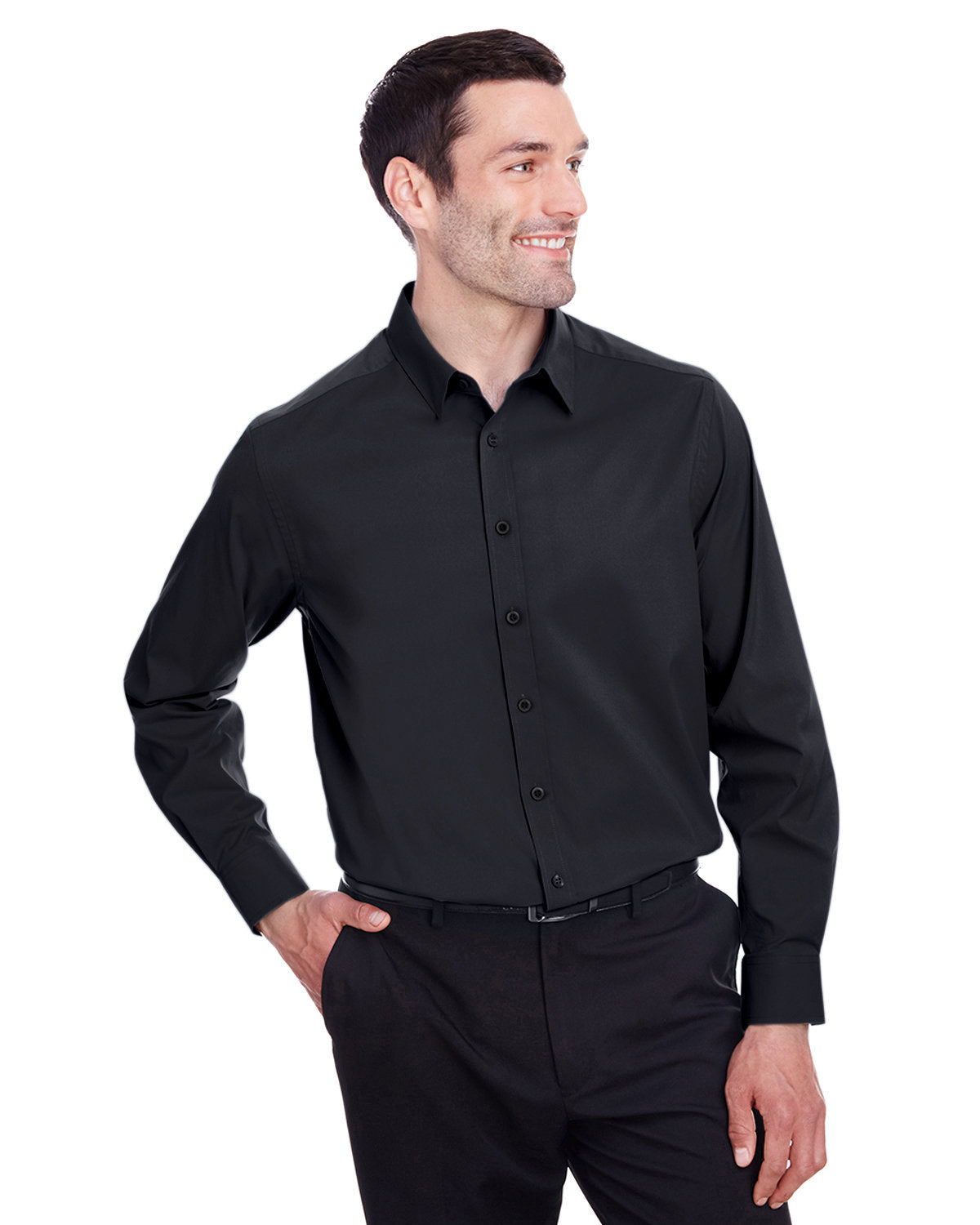 CrownLux Performance® Men's Stretch Woven Shirt