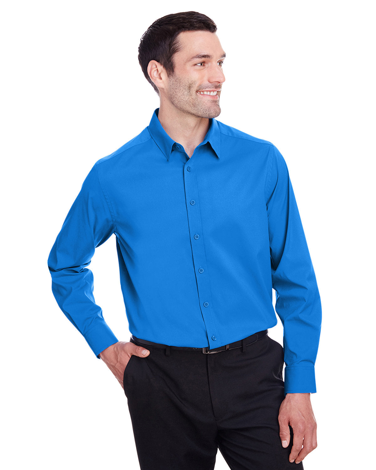 CrownLux Performance® Men's Stretch Woven Shirt