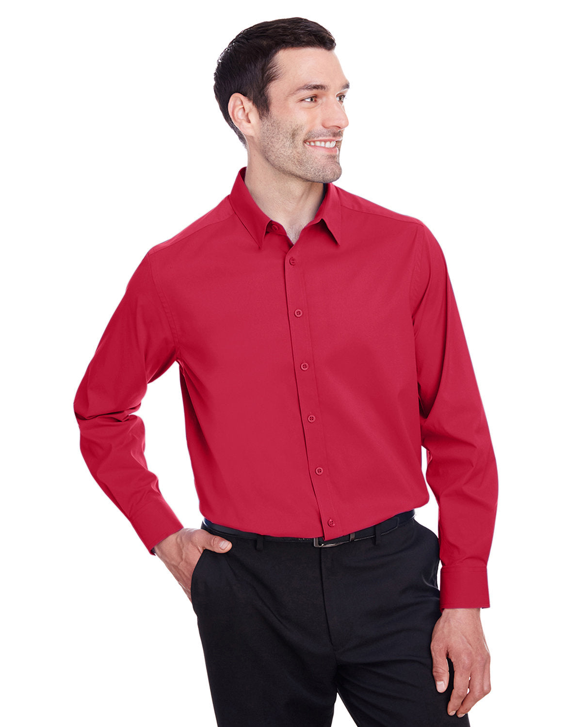 CrownLux Performance® Men's Stretch Woven Shirt